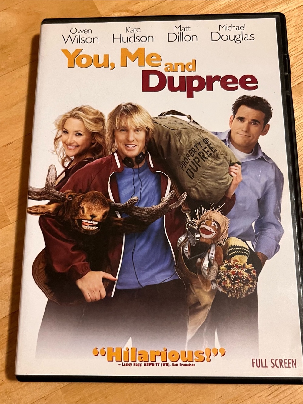 You, Me and Dupree Full Screen DVD